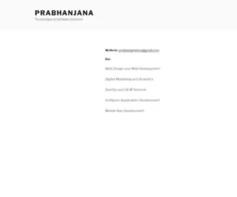 Prabhanjana.com(Technologies & Software Solutions) Screenshot