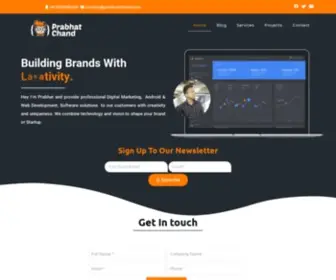 Prabhatchand.com(Prabhat Chand) Screenshot