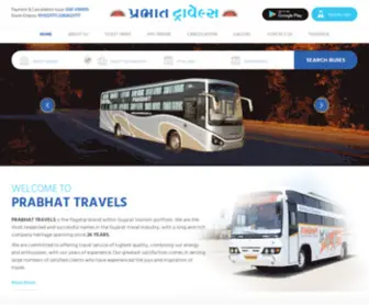 Prabhattravels.in(Online Bus Ticket Booking Offers) Screenshot