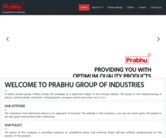 Prabhuelectricals.in(Prabhu Industrial Udyog) Screenshot