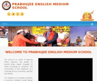 Prabhujeegurukul.org(Prabhujee English Medium School) Screenshot