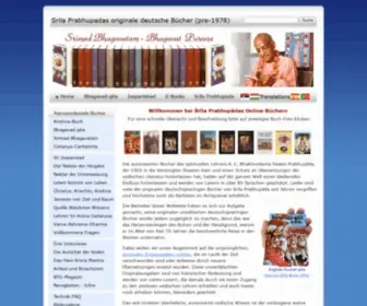 Prabhupada-Books.de(Autorität) Screenshot