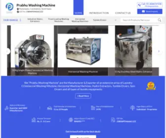 Prabhuwashingmachine.com(Prabhu Washing Machine) Screenshot