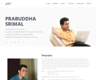 Prabuddhasrimal.lk(Prabuddha Srimal) Screenshot