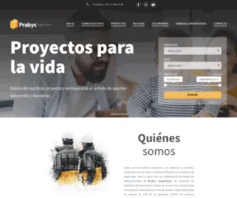 Prabyc.com(PROYECTOS INMOBILIARIOS) Screenshot