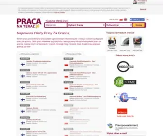 Pracanateraz.pl(Najnowsze oferty pracy) Screenshot