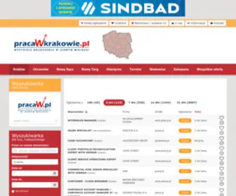 Pracawkrakowie.com.pl(WSZYSTKIE OGŁOSZENIA W JEDNYM MIEJSCU) Screenshot