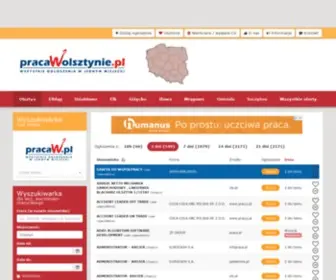 Pracawolsztynie.com.pl(NAJWIĘCEJ OGŁOSZEŃ) Screenshot