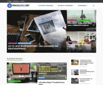 Pracawsieci.net(Praca przez Internet) Screenshot