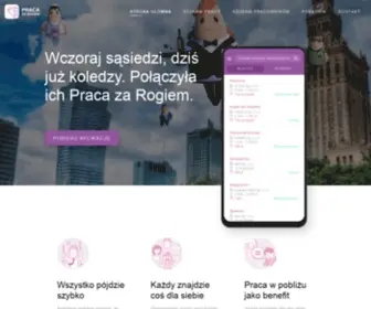 Pracazarogiem.pl(Nie marnuj czasu na dojazdy) Screenshot