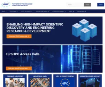 Prace-Project.eu(Prace Project) Screenshot