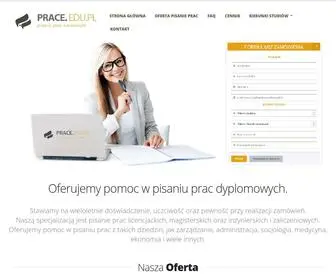 Prace.edu.pl(Pisanie prac magisterskich) Screenshot