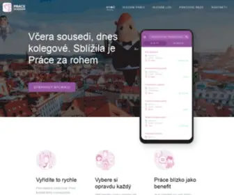 Pracezarohem.cz(Práce) Screenshot