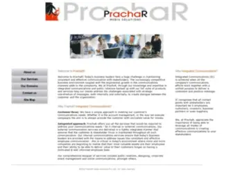 Prachar.co.in(PrachaR Integrated Communications Consultants) Screenshot