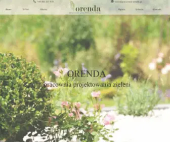 Pracownia-Orenda.pl(Orenda Pracownia Projektowania Zieleni) Screenshot