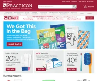 Practicon.com(Dental Supplies & Practical Innovations for Dentistry) Screenshot