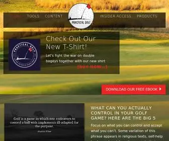 Practical-Golf.com(Practical Golf) Screenshot