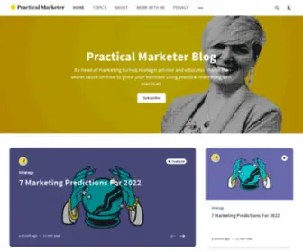 Practical-Marketer.com(Practical Marketer Blog by Tamara Ceman) Screenshot
