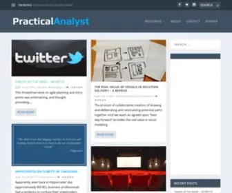 Practicalanalyst.com(Practical Analyst) Screenshot