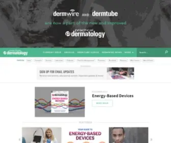 Practicaldermatology.com(Practical Dermatology) Screenshot