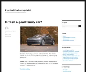 Practicalenvironmentalist.com(Useful environmentally friendly news and advice) Screenshot