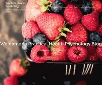 Practicalhealthpsychology.com(Translating research to practice) Screenshot