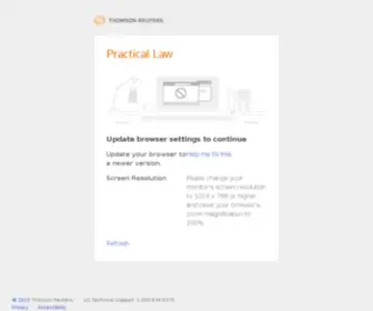 Practicallaw.com(Practitioner insights news & analysis) Screenshot