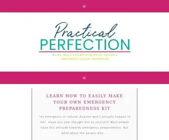 Practicalperfectionut.com(Practical Perfection) Screenshot