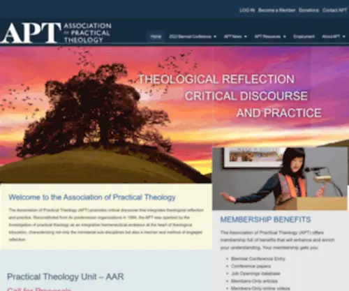 Practicaltheology.org(Our organization promotes critical discourse) Screenshot