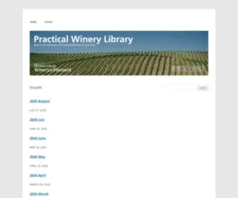 Practicalwinery.com(Practical Winery Library) Screenshot