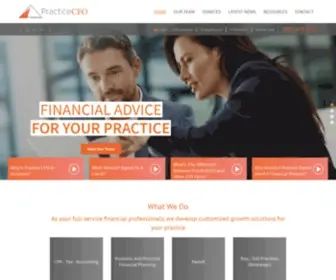 PracticecFo.com(Practice CFO) Screenshot