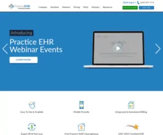 Practiceehr.com(EHR Software for Medical Practices) Screenshot