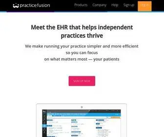 Practicefusion.com(Cloud Based EHR) Screenshot