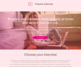 Practiceinterview.online(By Willo®) Screenshot