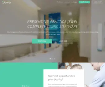 Practicejewel.com(Clinic and Practice Management Software) Screenshot