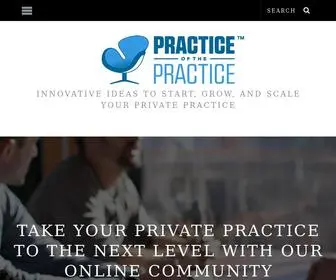 Practiceofthepractice.com(Starting a private practice) Screenshot