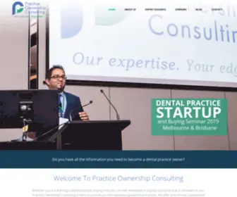 Practiceownership.com.au(Buying or Starting a Dental Practice) Screenshot