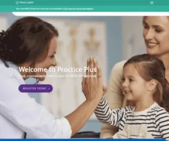 Practiceplus.co.uk(Access to excellent healthcare for NHS and private patients) Screenshot