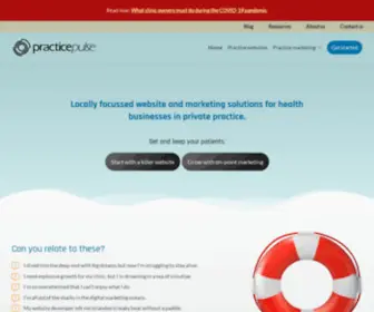 Practicepulse.com(Private practice website and marketing solutions) Screenshot