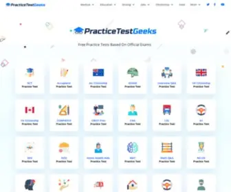 Practicetestgeeks.com(Free Practice Tests) Screenshot