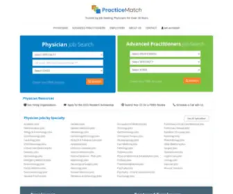 Practicetrack.com(Physician Jobs) Screenshot