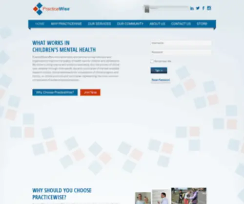 Practicewise.com(PracticeWise) Screenshot
