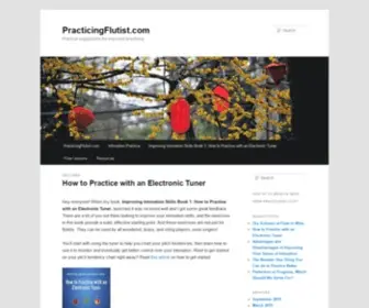 Practicingflutist.com(Practicing Flutist) Screenshot