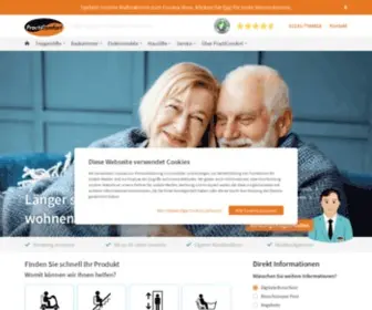 Practicomfort.de(Willkommen bei Mobilae) Screenshot