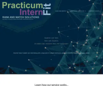 Practicumfit.com(Helping Students and Sites find their Best Match) Screenshot