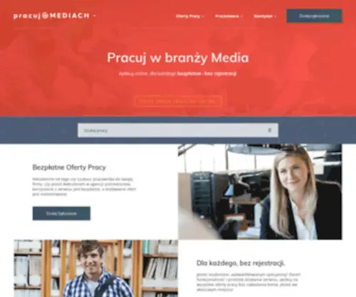 PracujWmediach.pl(Praca w mediach) Screenshot