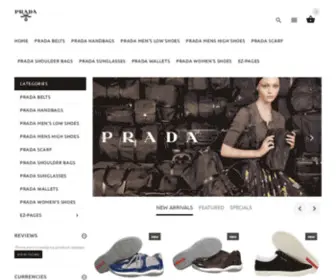 Pradahandbags.us.com(Prada Outlet Online USA) Screenshot