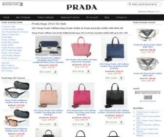 Pradawallet2013.com(Prada Australia) Screenshot