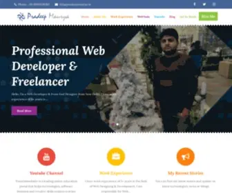 Pradeepmaurya.in Screenshot