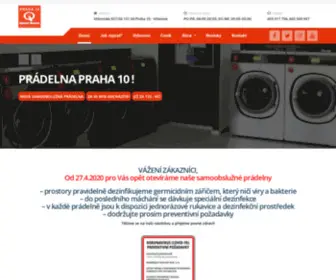 Pradelnapraha10.cz(Prádelna Praha 10) Screenshot